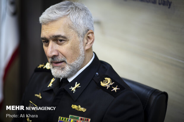 Rear Admiral Rastegari takes a tour of MNA HQ