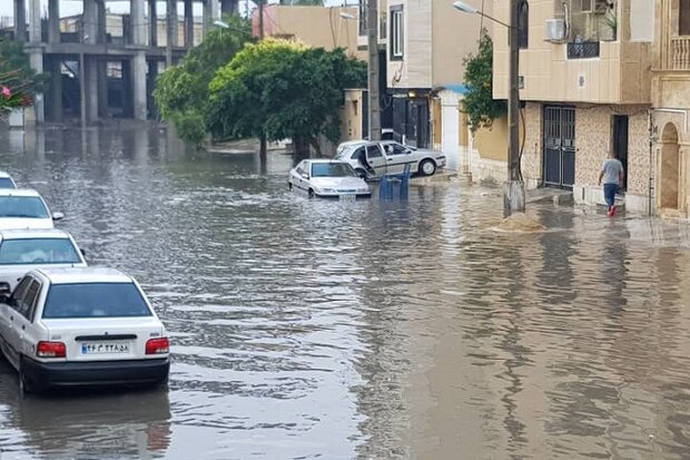 احتمال آبگرفتگی شدید معابر عمومی و وقوع سیلاب در استان بوشهر