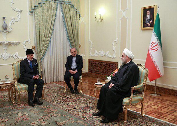 Ruhani, Tahran'da Umman Dışişleri Bakanı'nı kabul etti