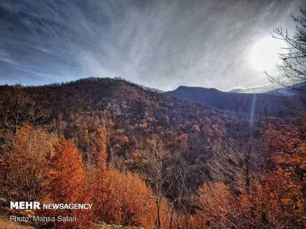 Mesmerizing scenery of autumn in Golestan province 