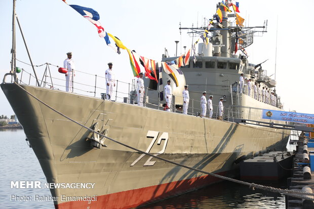 Iran's 71th naval flotilla dispatched to Intl. waters