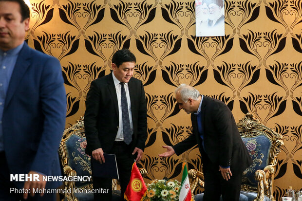 Iranian, Kyrgyz finance ministers meet in Tehran