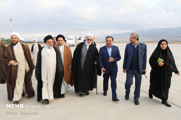 سفر حجت‌الاسلام‌ والمسلمین محمدی گلپایگانی رئیس دفتر مقام معظم رهبری به خرم‌آباد