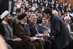 ایرانی عدلیہ کے سربراہ کا تہران یونیورسٹی میں حضور