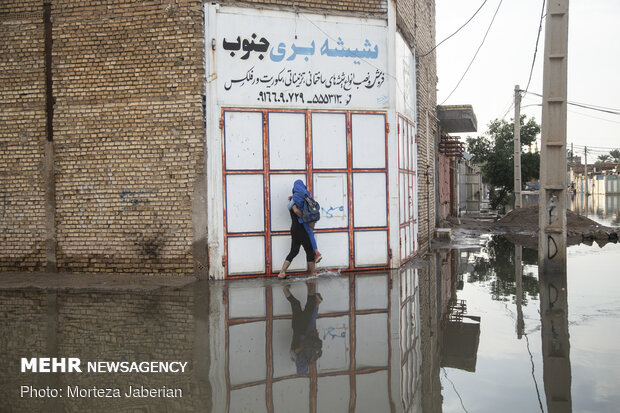 Huzistan eyaletinde şiddetli yağış etkili oldu