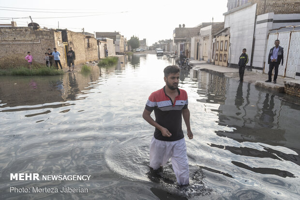 Huzistan eyaletinde şiddetli yağış etkili oldu