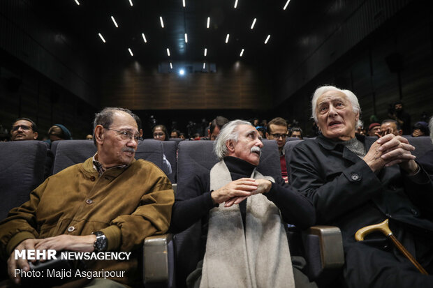 منوچهر انور و منوچهر طیاب در آیین افتتاحیه سیزدهمین جشنواره بین‌المللی سینماحقیقت