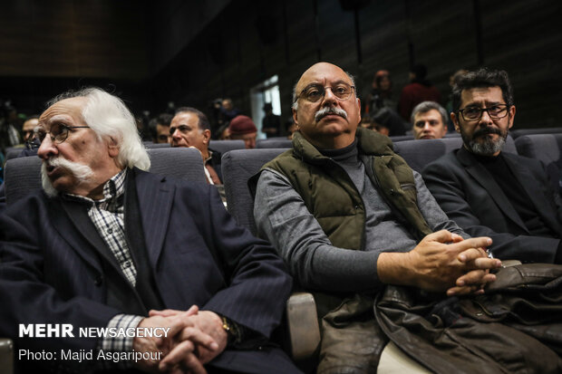بابک کریمی و حسین ترابی در آیین افتتاحیه سیزدهمین جشنواره بین‌المللی سینماحقیقت