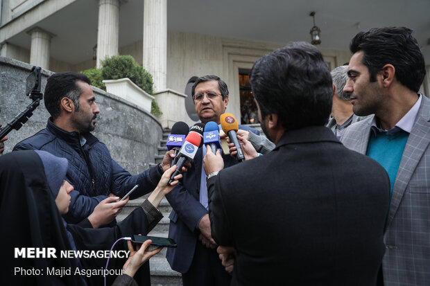 Sidelines of Cabinet meeting
