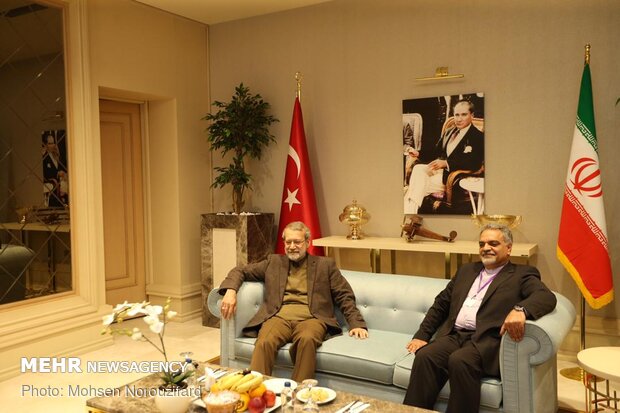 Larijani arrives in Antalya