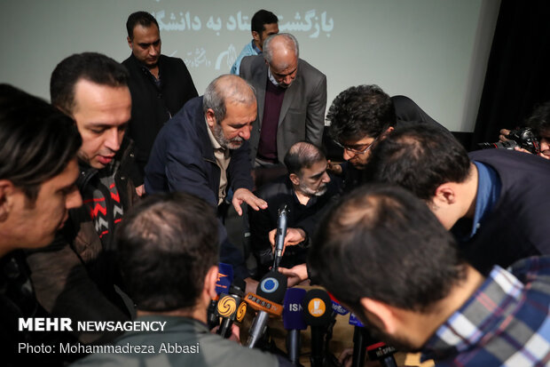 Welcoming back Prof. Soleimani at Tarbiat Modares University