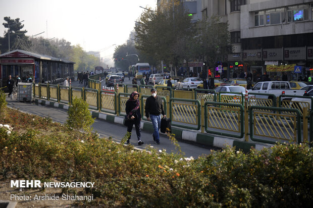 Severe air pollution hits Tehran