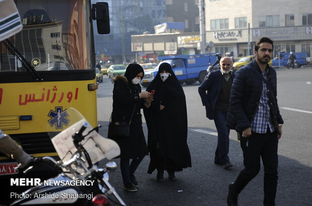 هوای تهران ناسالم برای همه گروه ها