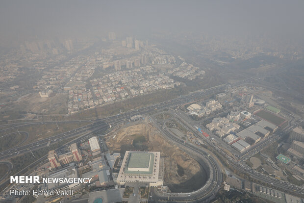 Tehran in smog