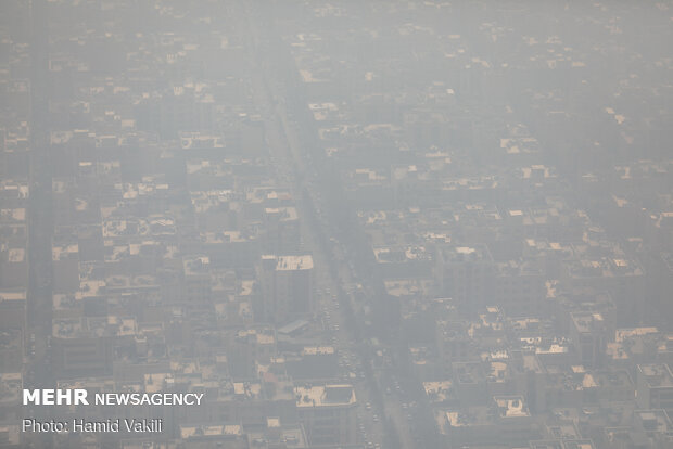 Tehran in smog