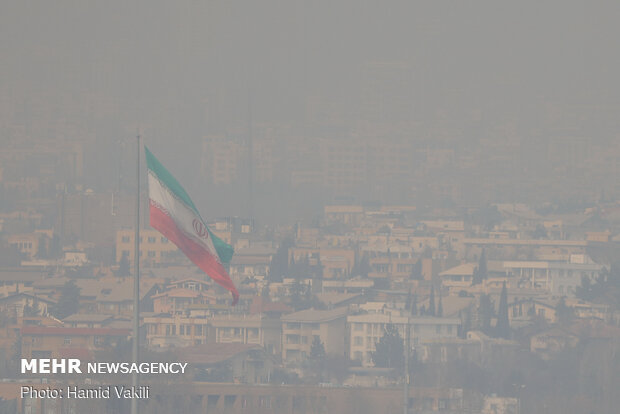 Tehran in smog