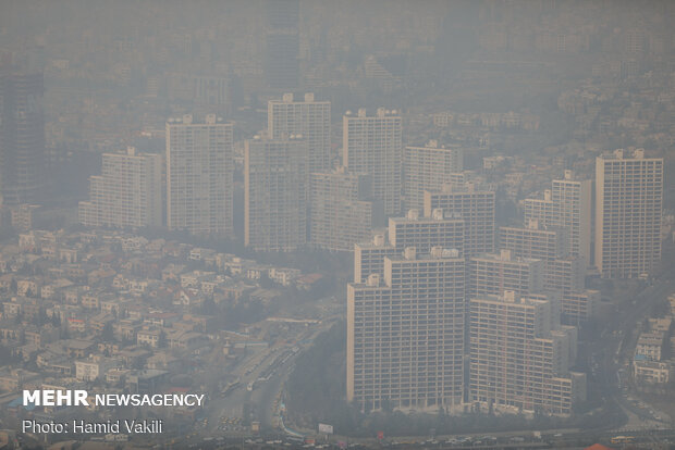 Tehran in smog