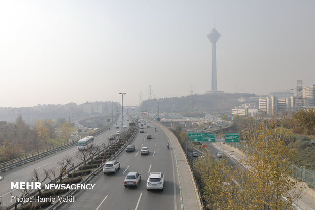 Tehran in smog