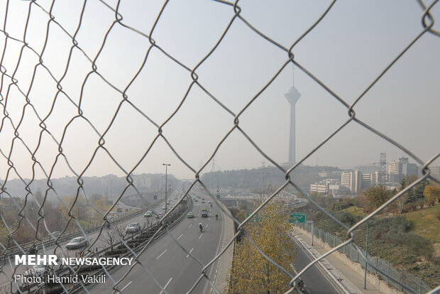 Tehran in smog