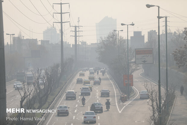 Tehran in smog