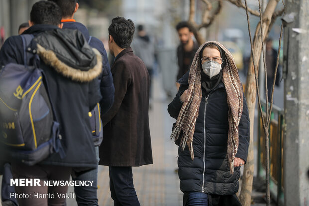 Tehran in smog