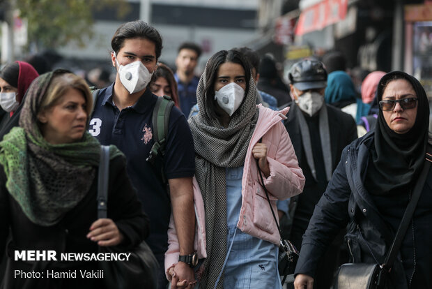 Tehran in smog