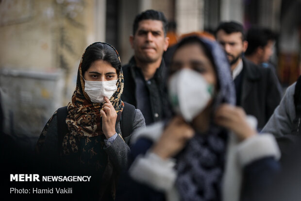 Tehran in smog