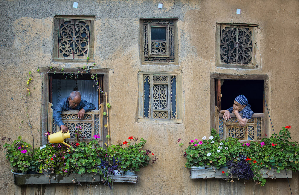 “People and Flowers”