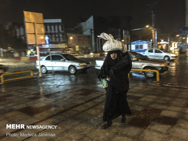 Vast torrential rainfall hit Ahvaz 