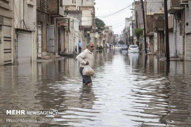 اهواز غرق در آب