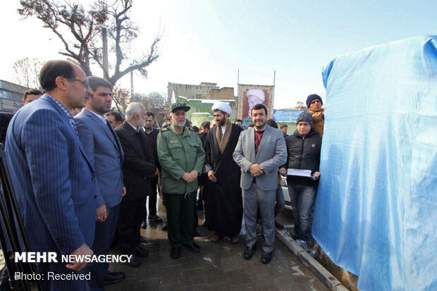 رونمایی یادمان «آیت الله تالهی» در همدان