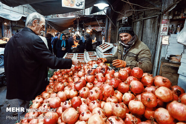 بازار خرید شب یلدا در همدان
