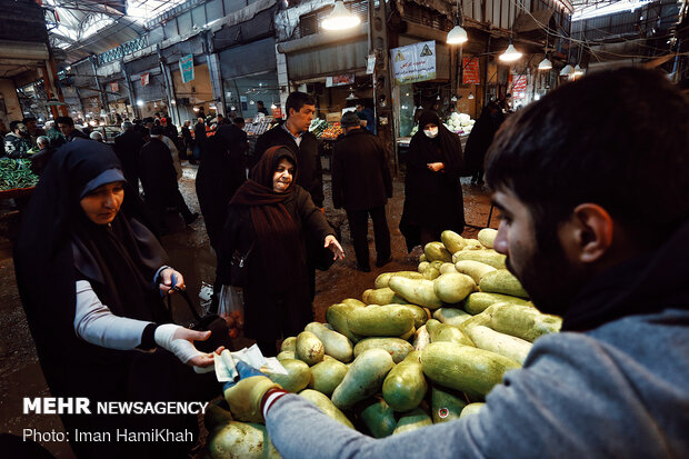 بازار خرید شب یلدا در همدان