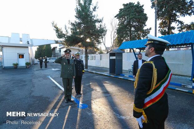 Defense minister’s visit to naval university in northern Iran