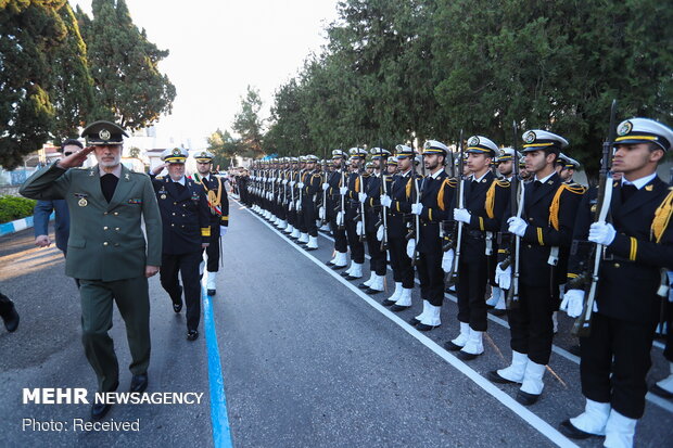 Defense minister’s visit to naval university in northern Iran