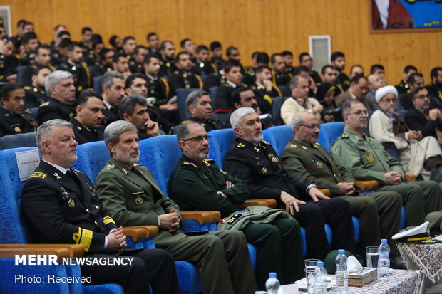 Defense minister’s visit to naval university in northern Iran