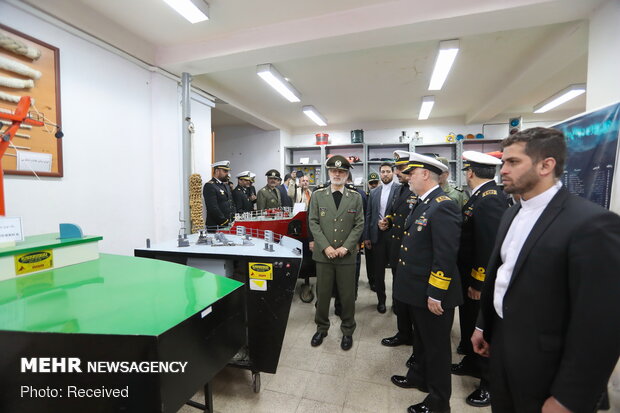 Defense minister’s visit to naval university in northern Iran