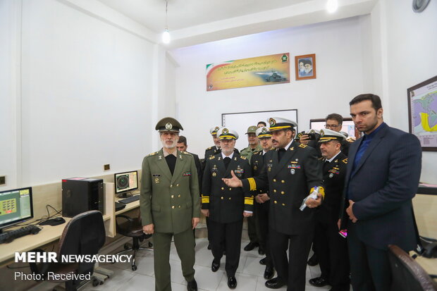 Defense minister’s visit to naval university in northern Iran