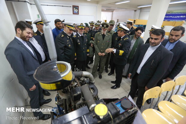 Defense minister’s visit to naval university in northern Iran