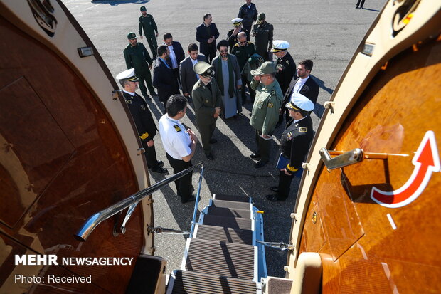 Defense minister’s visit to naval university in northern Iran