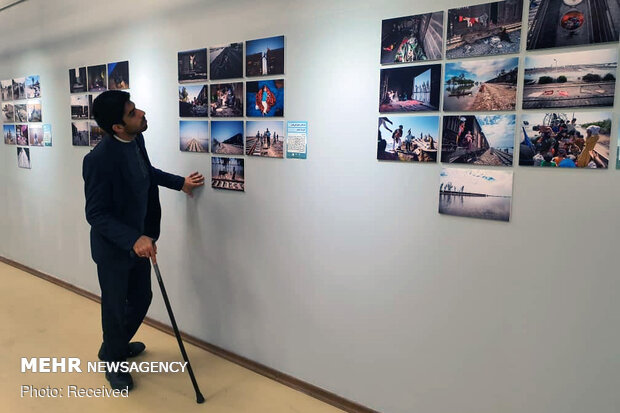 Tahran'da "Huzistan Seli" konulu fotoğraf sergisi açıldı