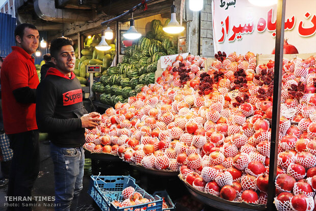 Iranians shop, this time, in honor of the longest night