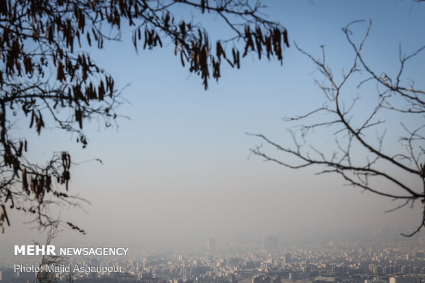 الجو في العاصمة الايرانية نظيف