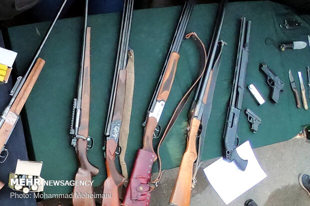 انهدام باند تهیه و توزیع سلاح شکاری دست ساز در پایتخت