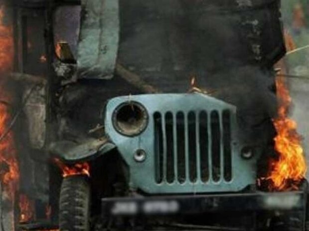 مقبوضہ کشمیرمیں فوجی جیپ میں آگ لگنے سے 2 بھارتی فوجی ہلاک