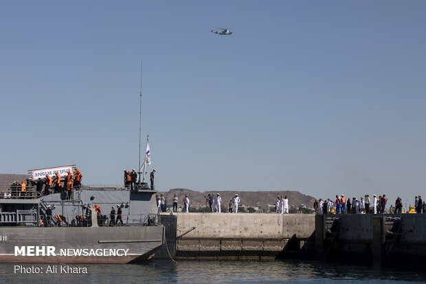 Chinese, Russian flotillas arriving at Iran's Chabahar Port