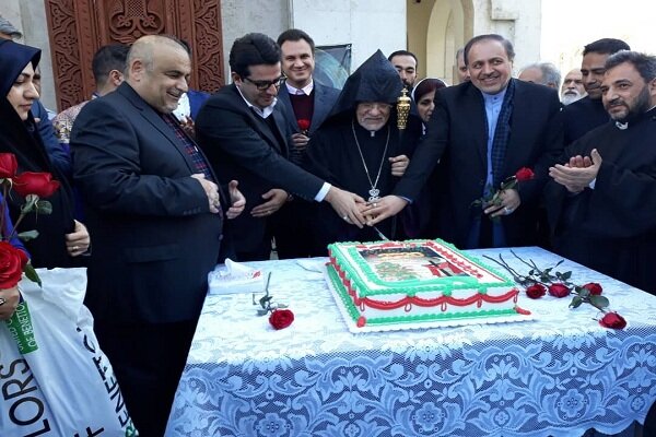 FM spox Mousavi meets Archbishop Sargsyan in Tehran