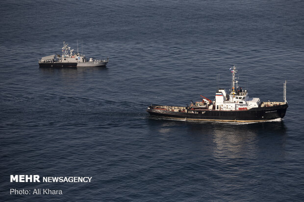 Trilateral Chinese-Iranian-Russian naval drill 3rd day