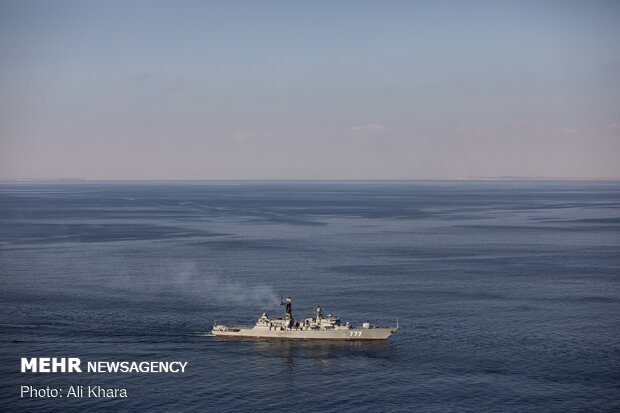 Trilateral Chinese-Iranian-Russian naval drill 3rd day