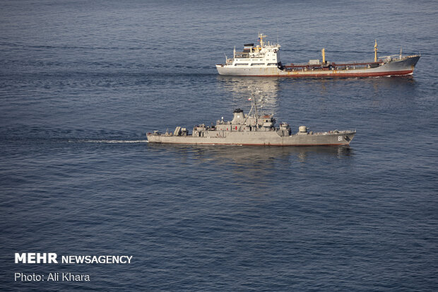 Trilateral Chinese-Iranian-Russian naval drill 3rd day